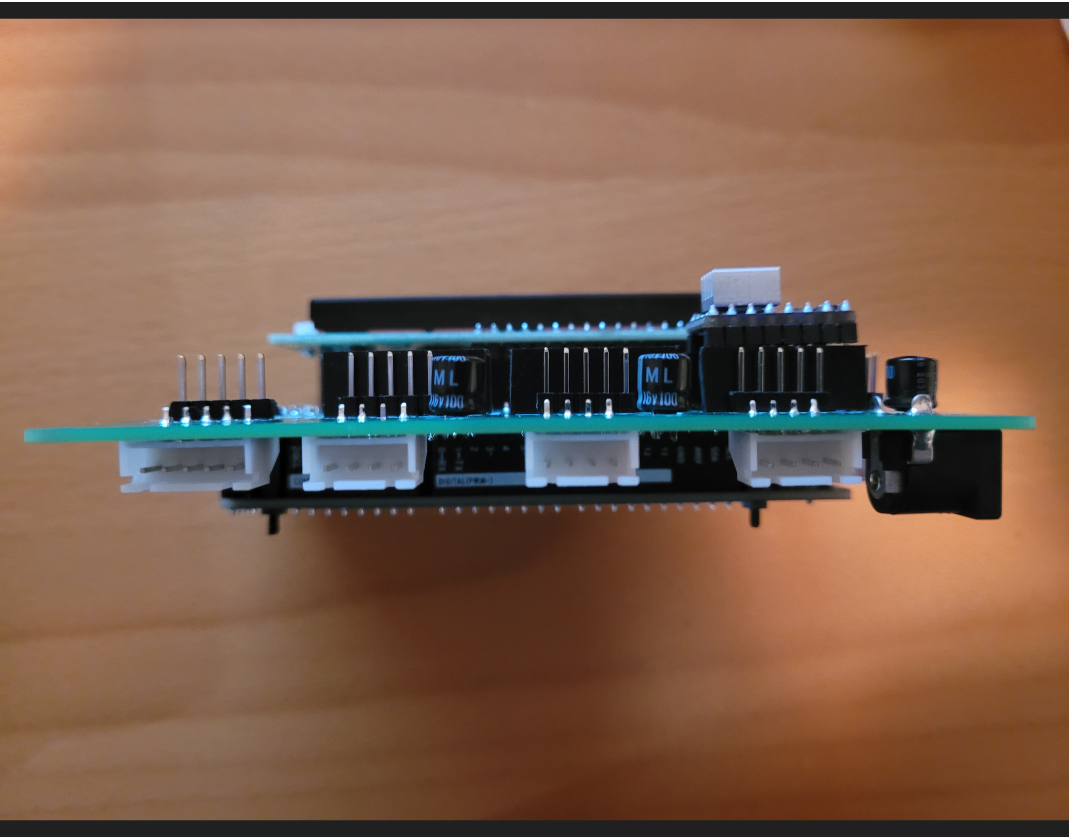 Side image of PCB