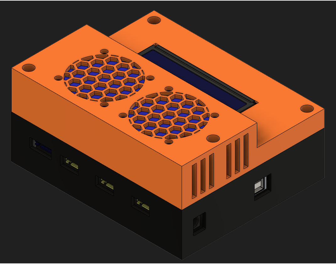 3D model of enclosure